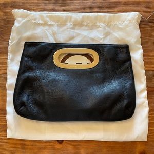 Michael Kors black leather Berkeley bag